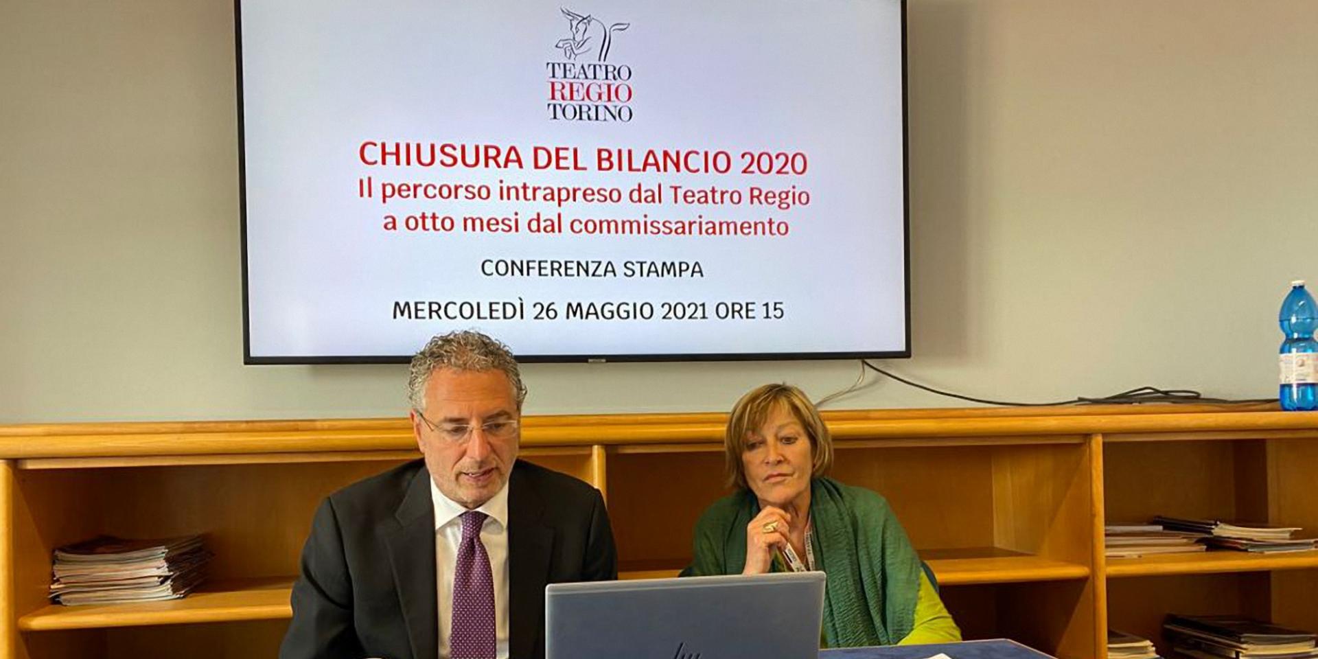 Il Direttore Generale Guido Mulè e Il Commissario Straordinario Rosanna Purchia