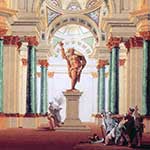 Giovanbattista Crosato, Tempio del Sole, per il Siroe. Torino, Teatro Regio 1750