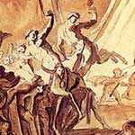  disegno preparatorio per il sipario del Teatro Regio (1756)
