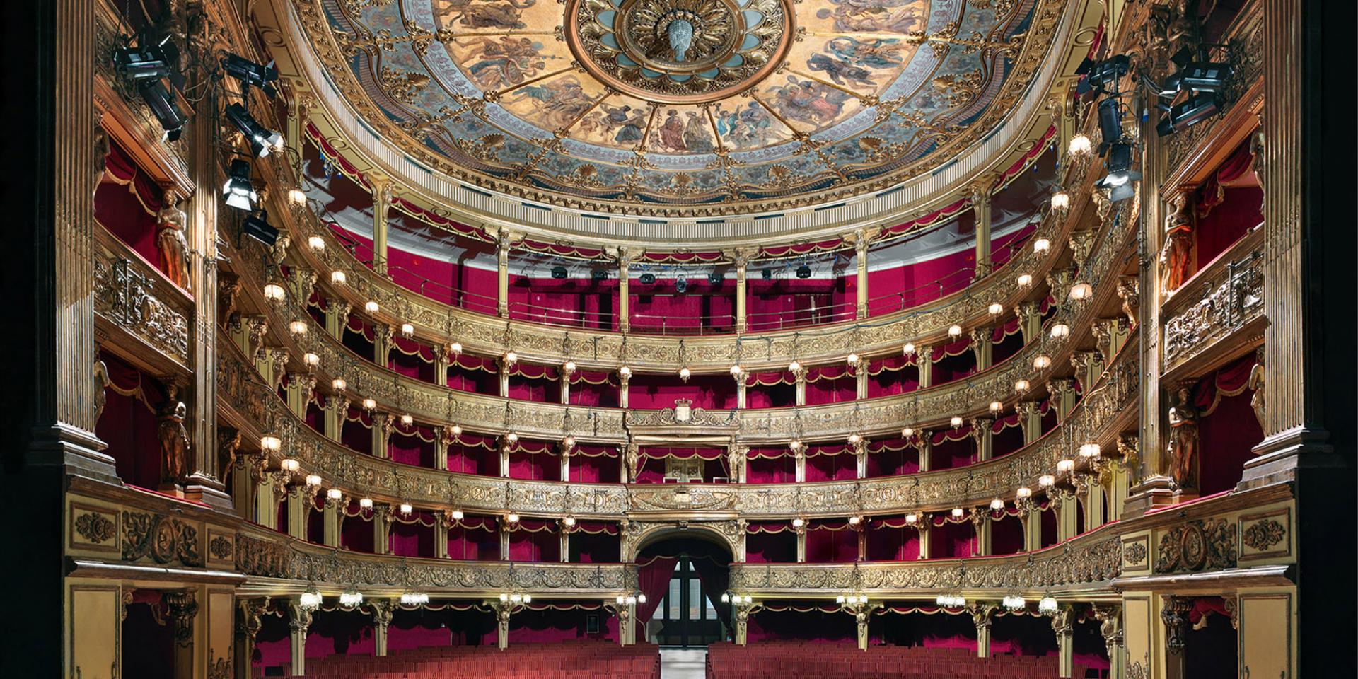 La sala del Teatro Carignano