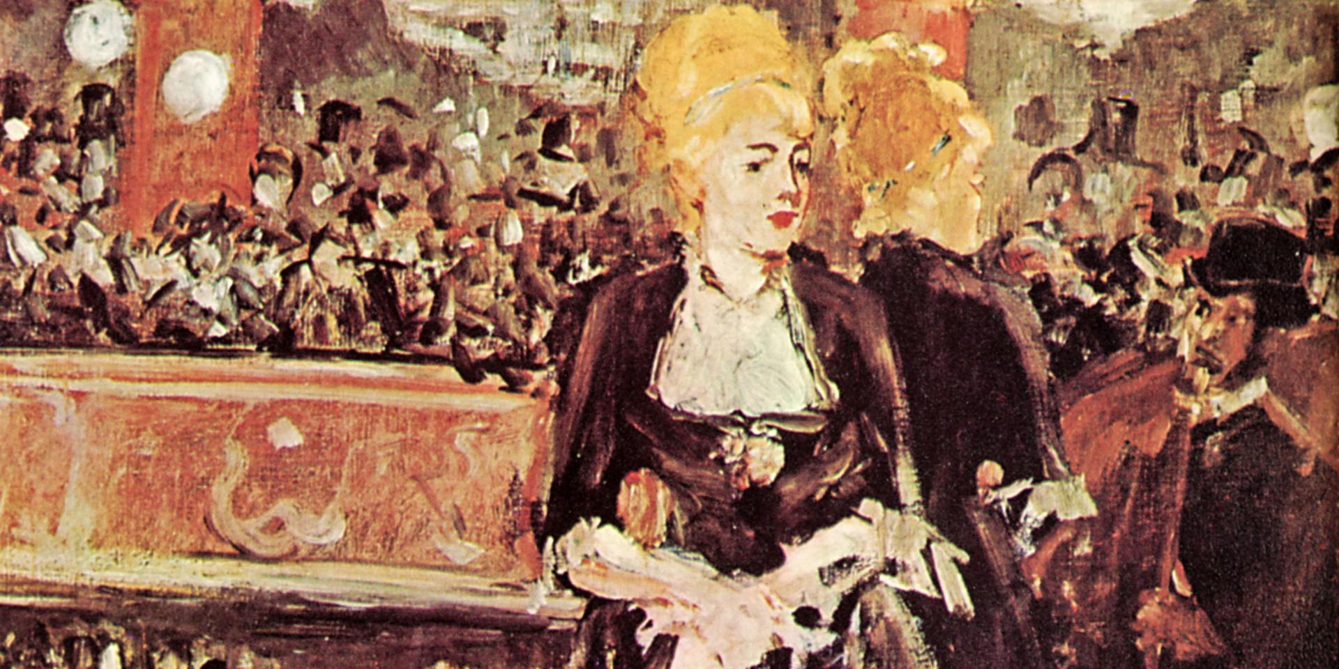Édouard Manet (1832-1883), Studio per «Les Folies-Bergère». Olio su tela, 1881. Amsterdam, Stedelijk Museum.