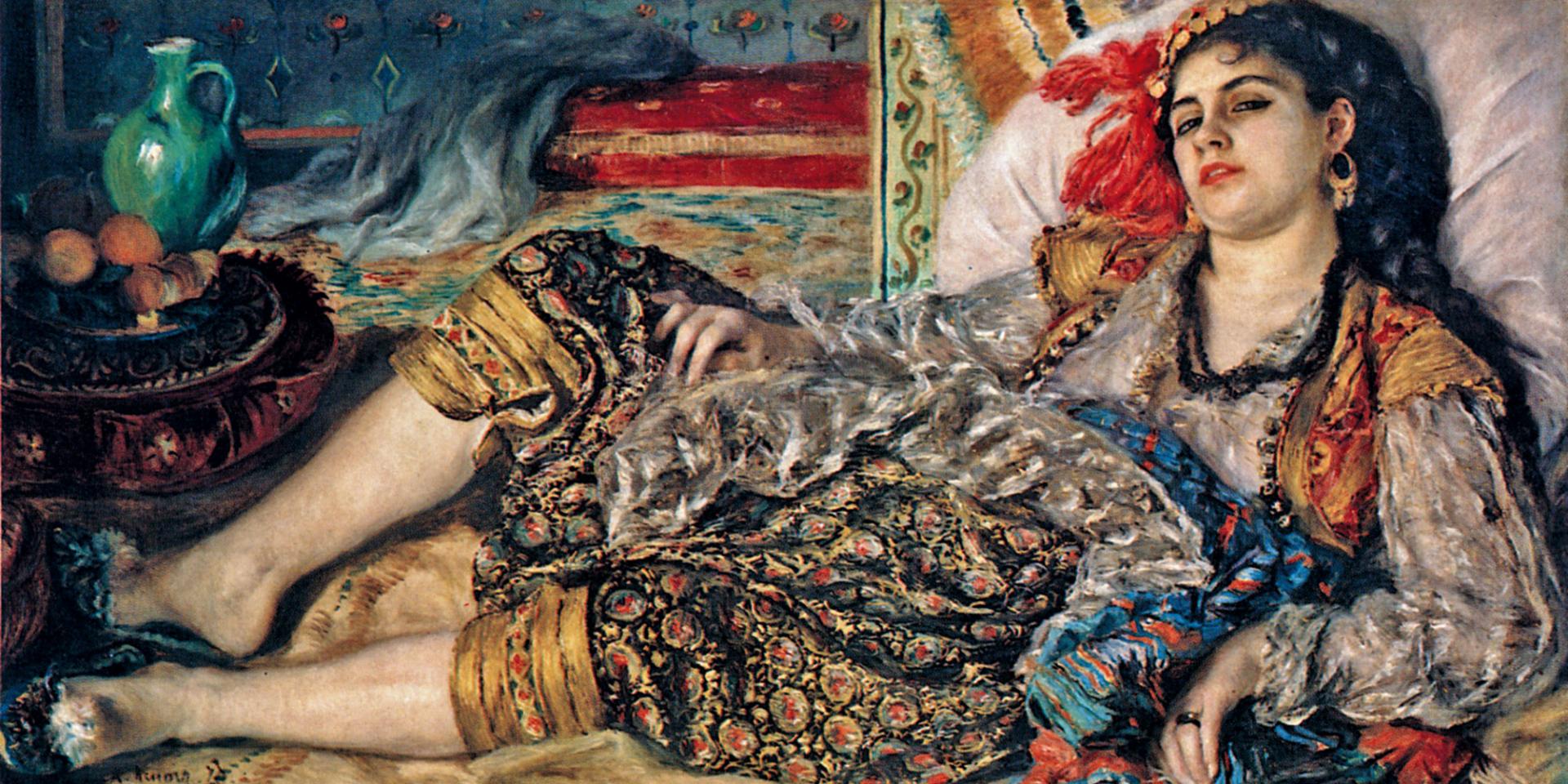 Auguste Renoir (1841-1919), Donna d’Algeri. Olio su tela, 1870. Washington, National Gallery of Art.