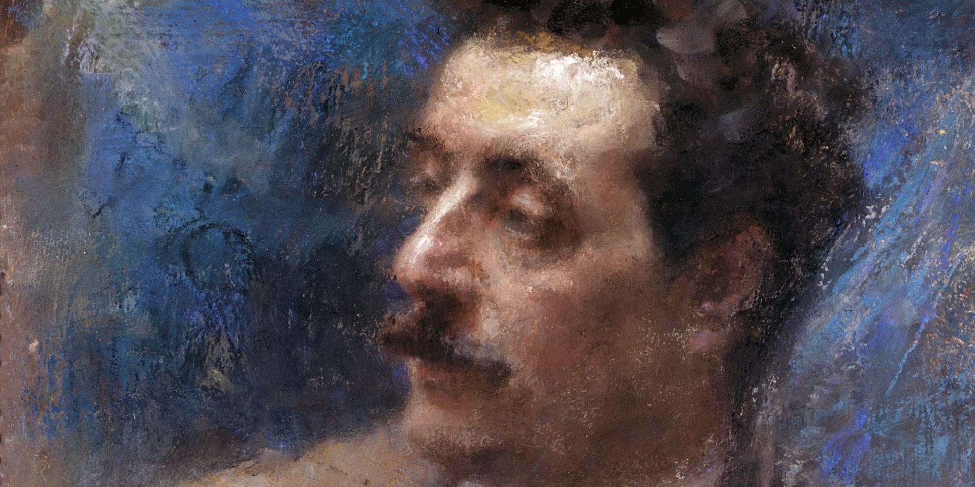 Arturo Rietti, Portrait of Giacomo Puccini, 1906. Teatro dell’Opera di Roma, Historical Archive. Photo Riccardo Ragazzi