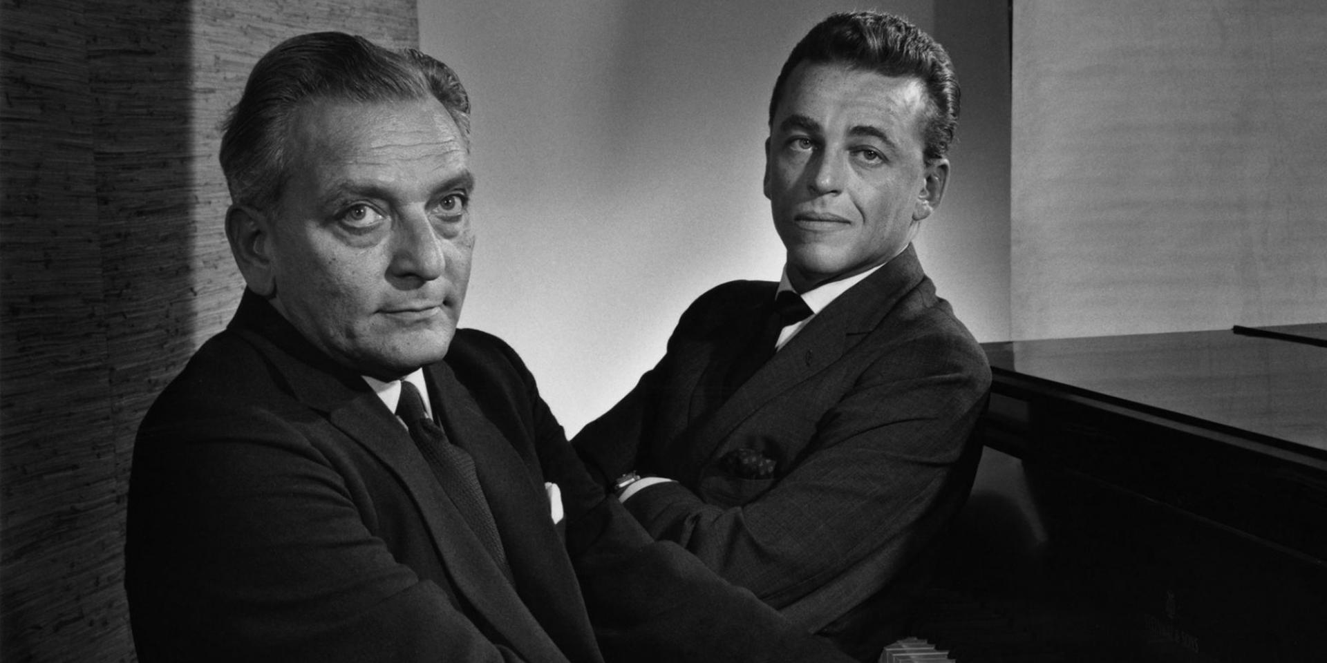 Frederick Loewe e Alan Jay Lerner (foto Yousuf Karsh 1959)
