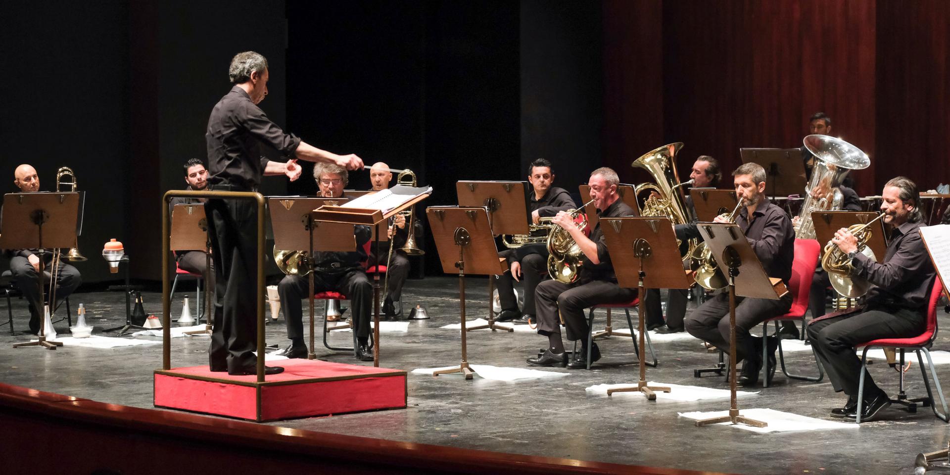 L'Ensemble Ottoni e Percussioni del Teatro Regio diretto da Giulio Laguzzi