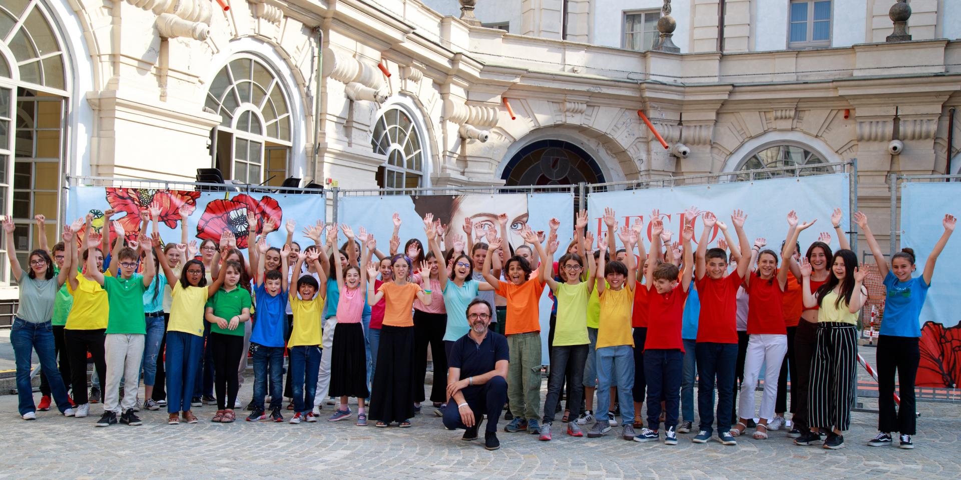 Children Chorus Teatro Regio Torino with master Claudio Fenoglio