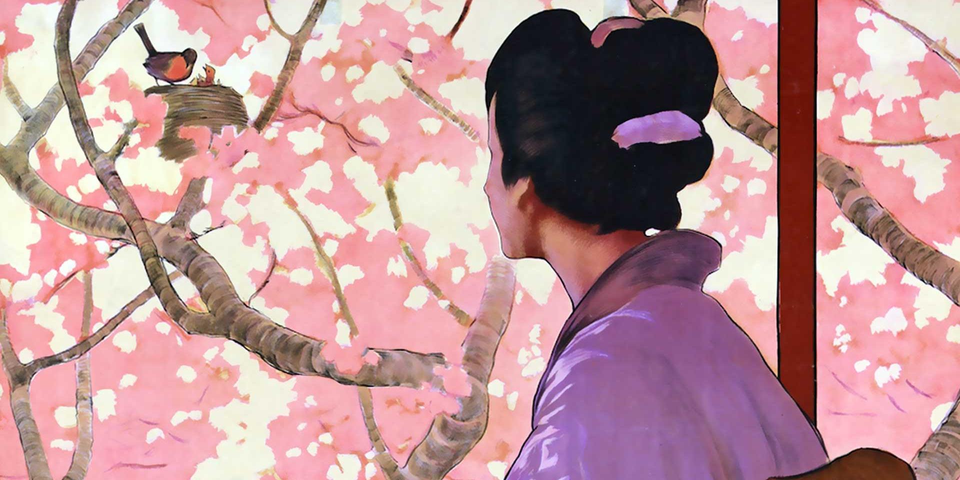 Manifesto Ricordi di Madama Butterfly (particolare)