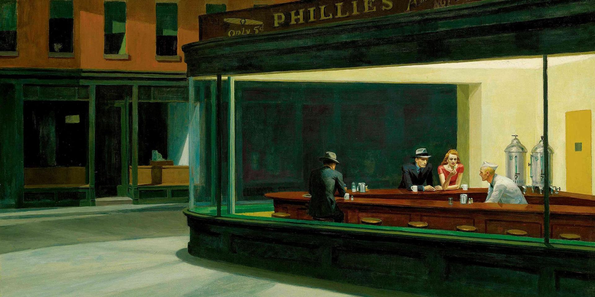 Edward Hopper, Nightwalks (1942)
