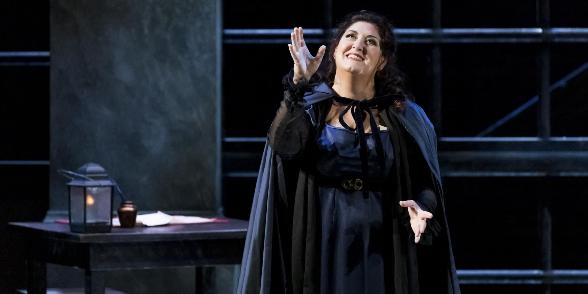 Anna Pirozzi nell'atto III di Tosca