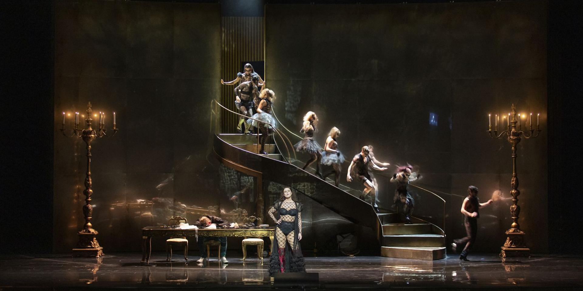 Foto di scena di Don Giovanni (foto Finnish Opera)