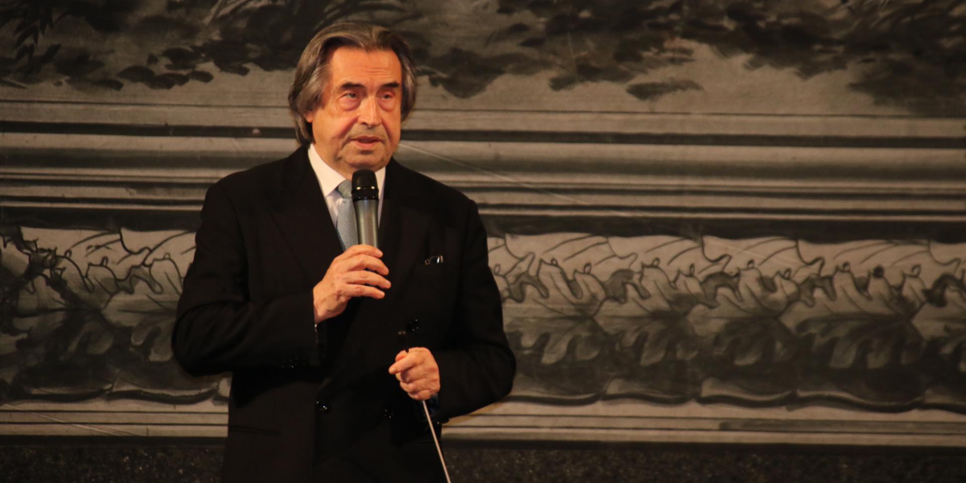 Il Maestro Riccardo Muti Il Maestro Riccardo Muti