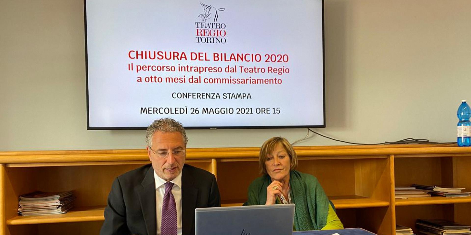 Il Direttore Generale Guido Mulè e Il Commissario Straordinario Rosanna Purchia Il Direttore Generale Guido Mulè e Il Commissario Straordinario Rosanna Purchia