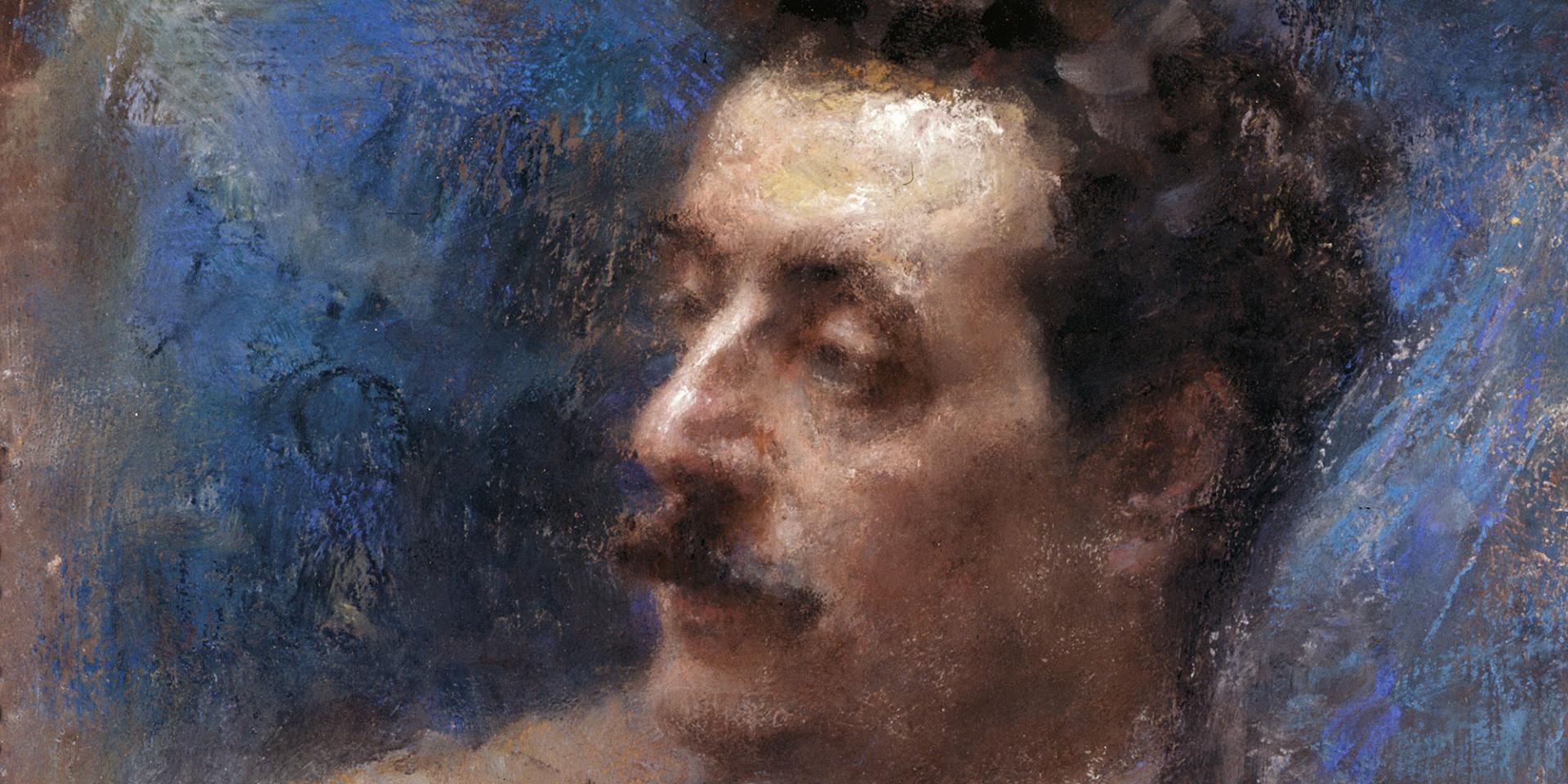 Arturo Rietti, Ritratto di Giacomo Puccini, 1906. Teatro dell’Opera di Roma, Archivio Storico. Photo Riccardo Ragazzi