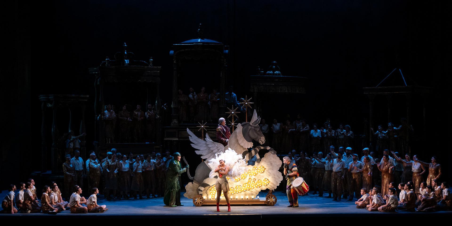 Stage photo of Pagliacci