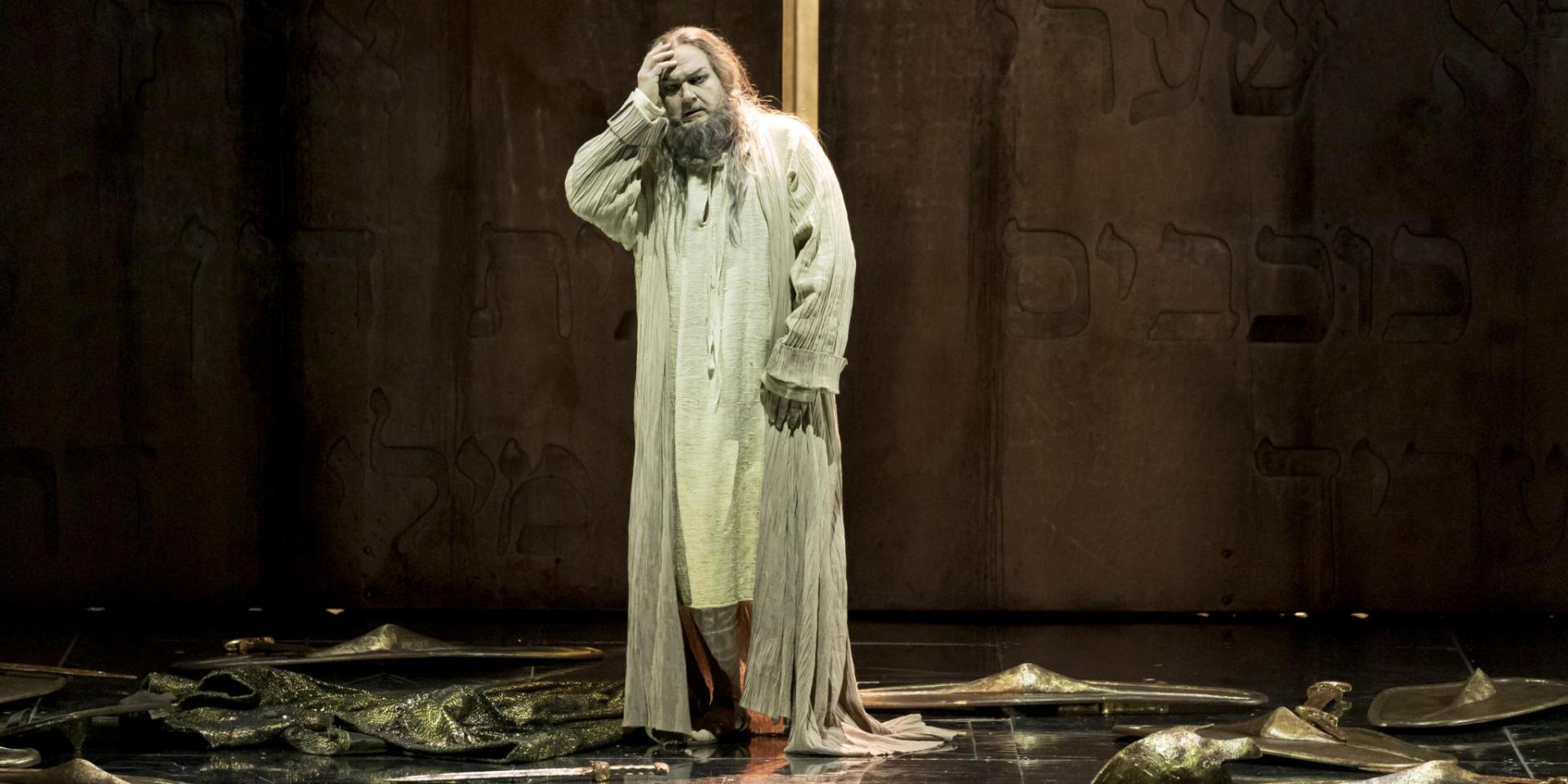 Foto di scena di Nabucco, parte III (foto Edoardo Piva)