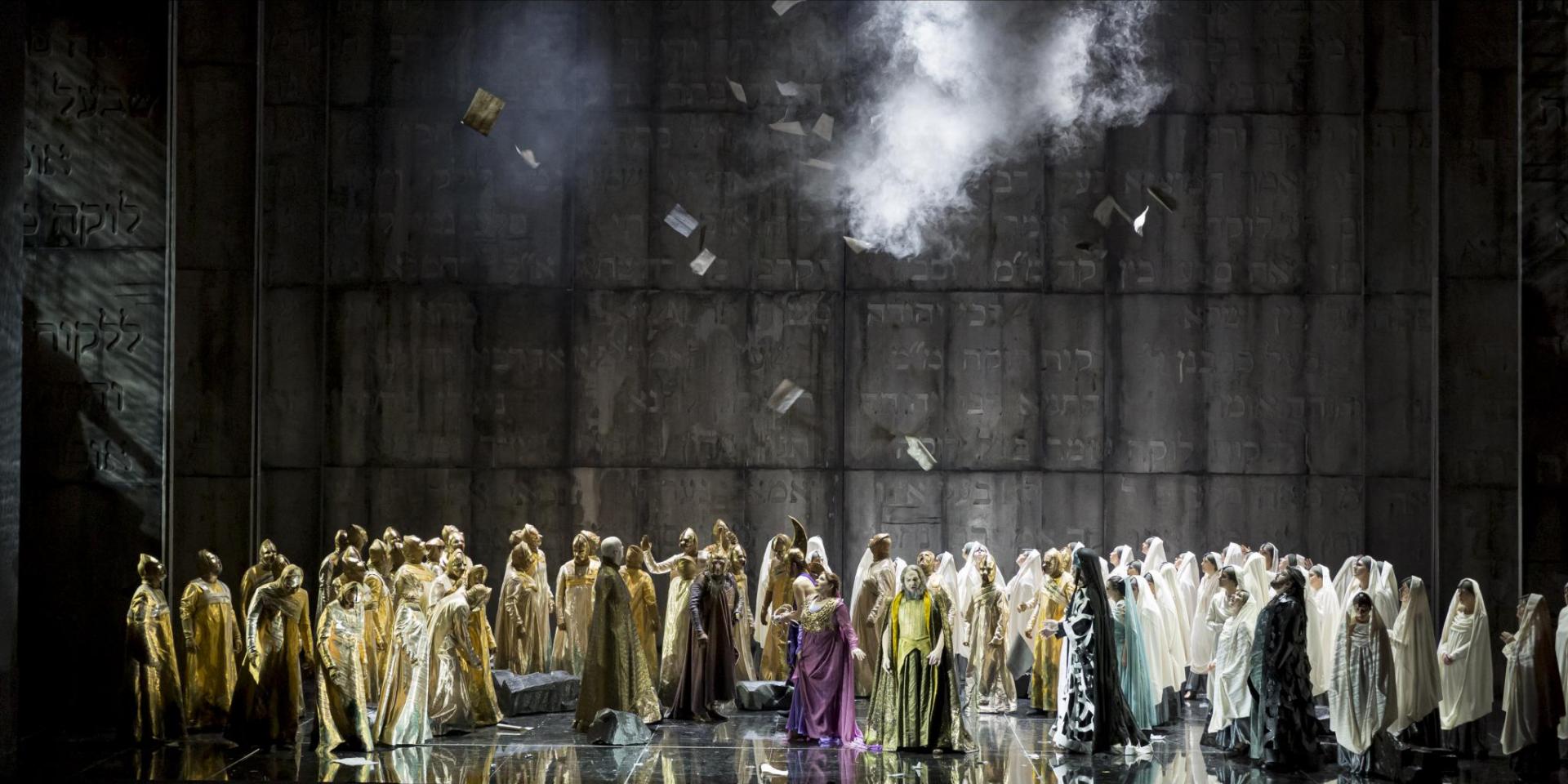 Foto di scena di Nabucco, parte IV (foto Edoardo Piva)