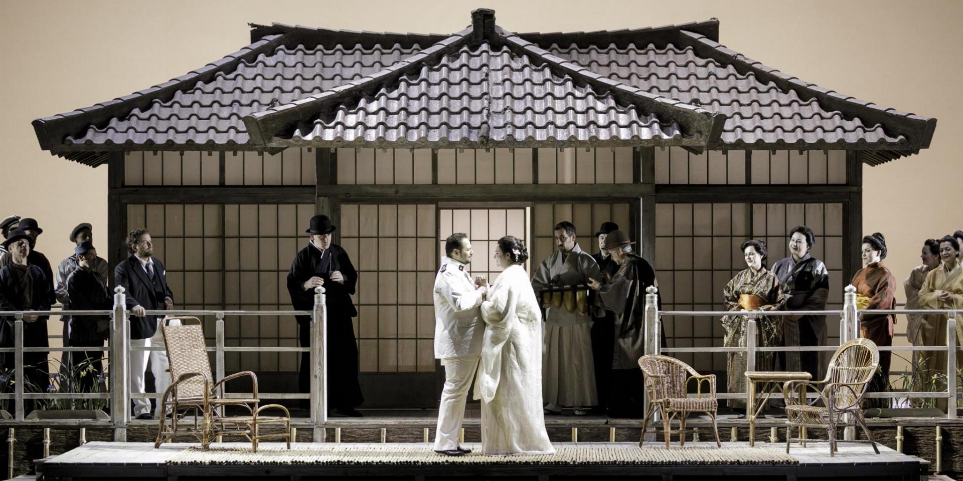 Murat Karahan (Pinkerton) and Rebeka Lokar (Madama Butterfly)