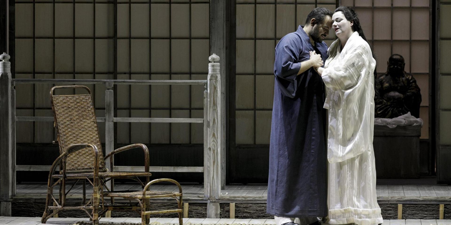 Murat Karahan (Pinkerton) and Rebeka Lokar (Madama Butterfly)