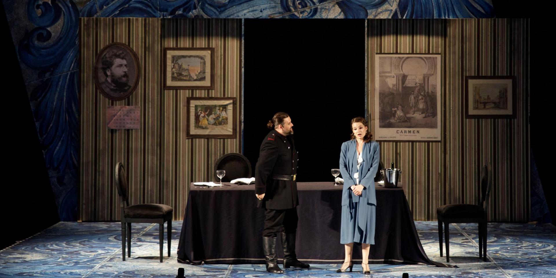 Jean-François Borras (Don José) e Benedetta Torre (Micaëla) - foto Andrea Melotti