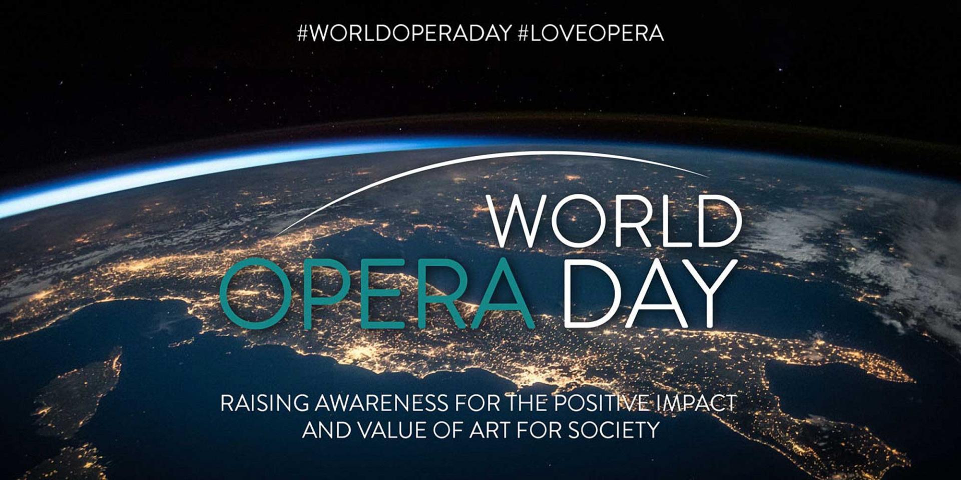 L'Italia vista dallo spazio, immagine per il World Opera Day 2020