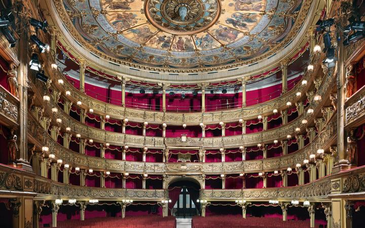 La sala del Teatro Carignano