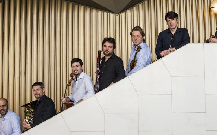 Il gruppo da camera del Teatro Regio Regio Septet (foto Marcello Jaconetti)