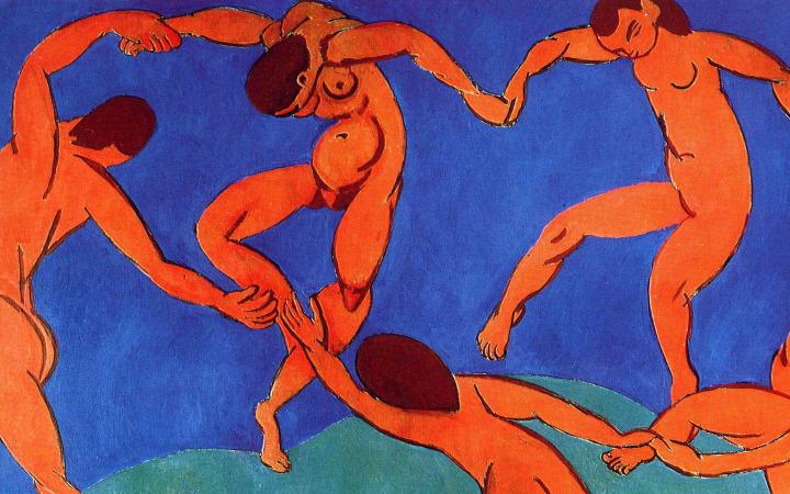 Henri Matisse, La Danse (1910). Olio su tela, Museo dell'Ermitage, San Pietroburgo