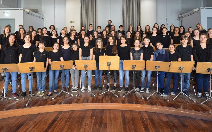 il Coro delle voci bianche Teatro Regio Torino con il maestro Claudio Fenoglio