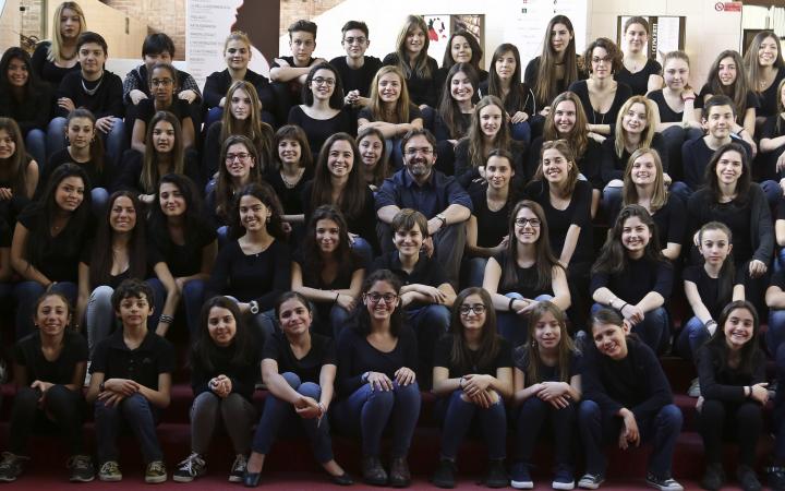 Il Coro di voci bianche Teatro Regio Torino con il maestro Claudio Fenoglio