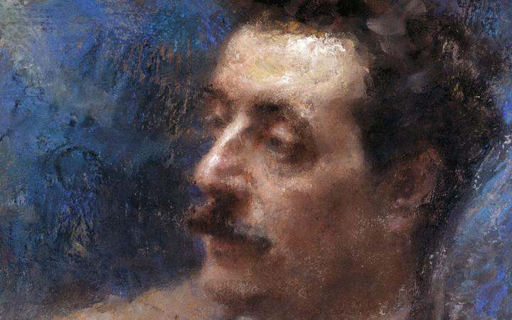 Arturo Rietti, Ritratto di Giacomo Puccini, 1906. Teatro dell’Opera di Roma, Archivio Storico. Photo Riccardo Ragazzi