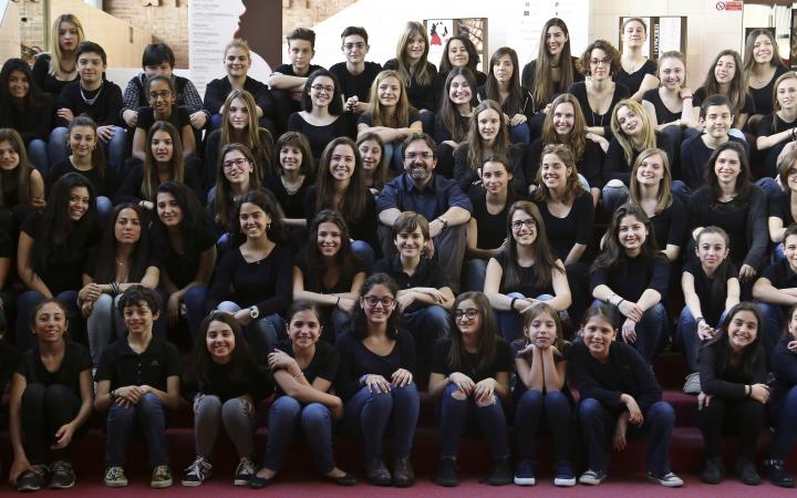 Il Coro di voci bianche Teatro Regio Torino con il maestro Claudio Fenoglio