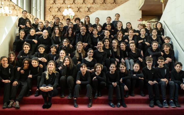 Coro di voci bianche Teatro Regio Torino e Maestro Claudio Fenoglio (Andrea Macchia)