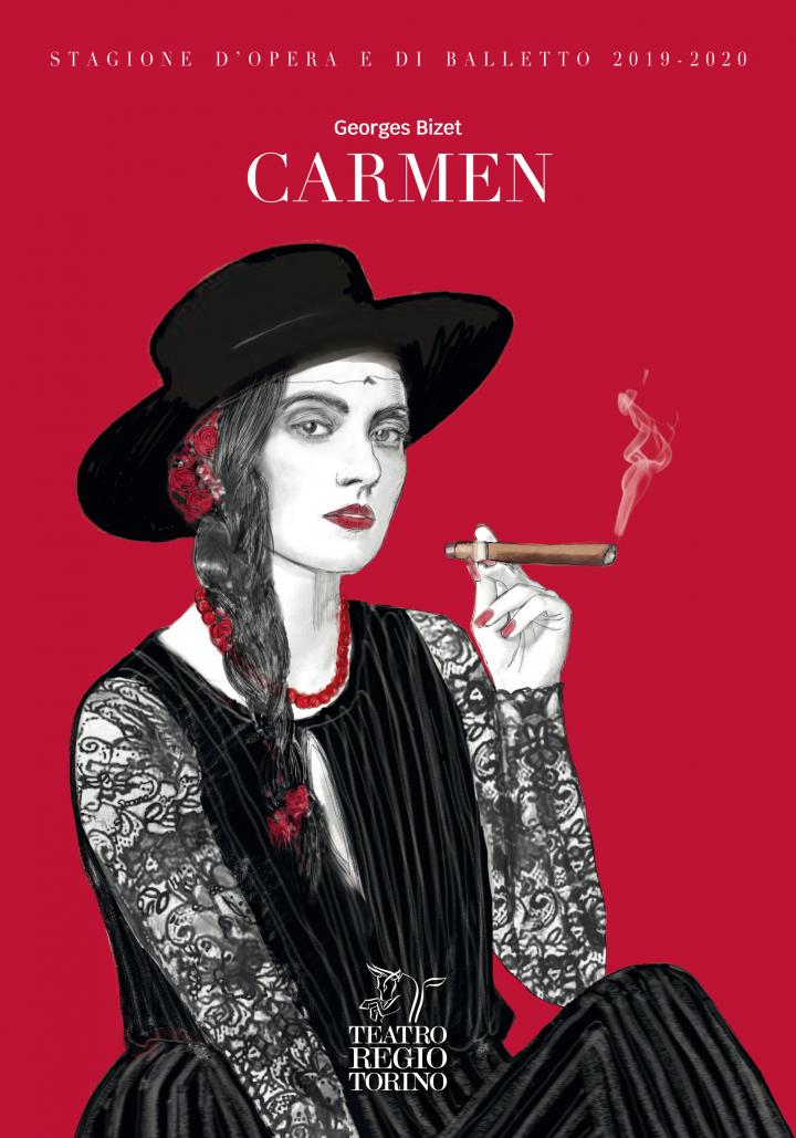 Copertina del volume su Carmen