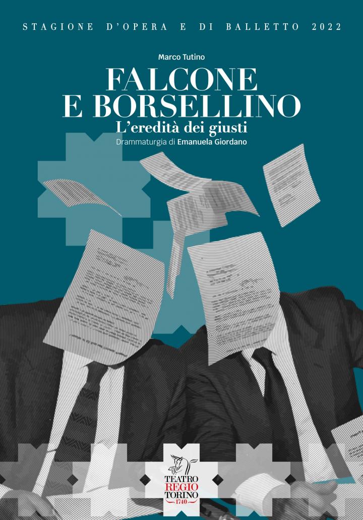 Copertina per il volume su Falcone e Borsellino. L'eredità dei giusti