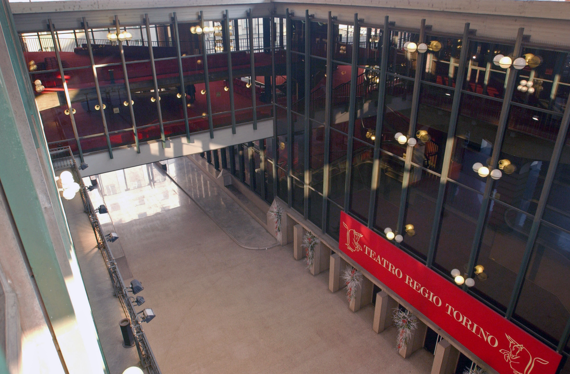 The Galleria Tamagno seen from above (towards Piazzetta Mollino)