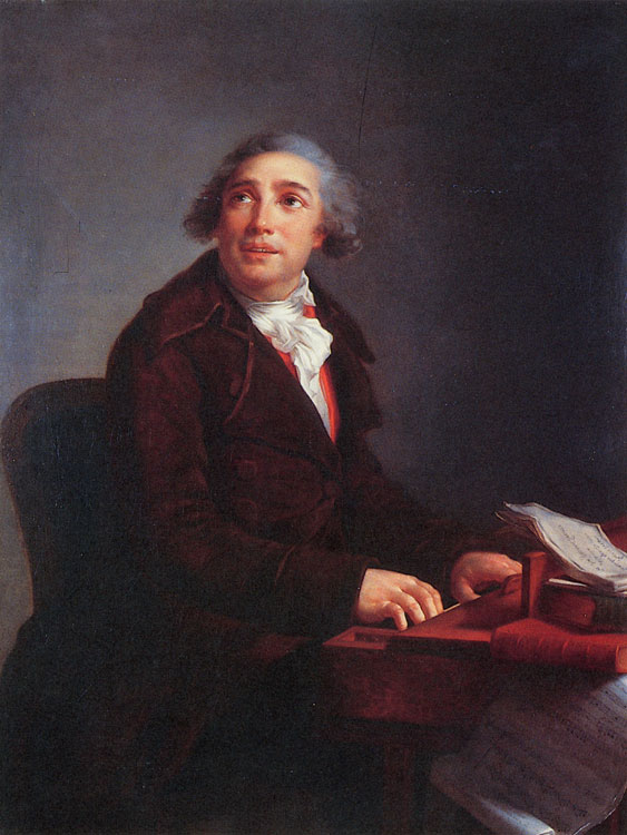 Louise Elisabeth Vigée-Lebrun, Portrait of Giovanni Paisiello (1790)