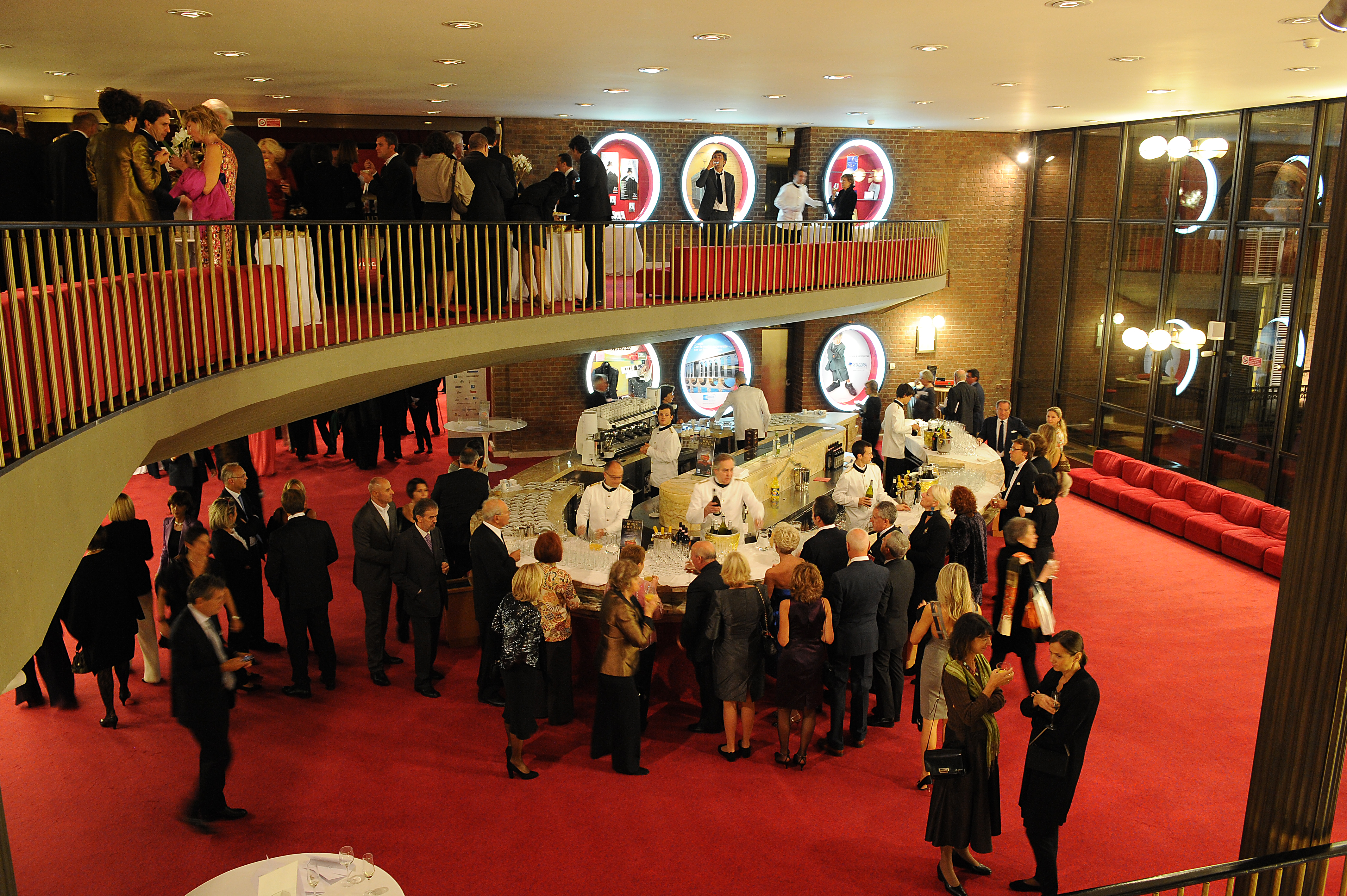 One of the two bars, open during a performance