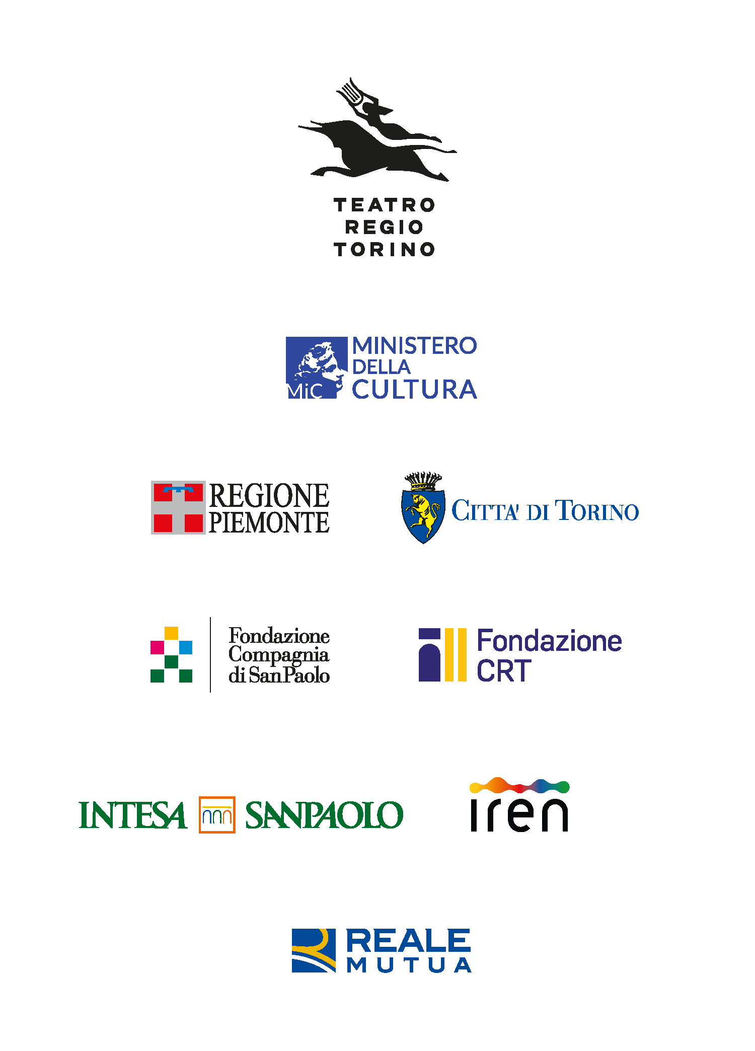 Founding Members of the Teatro Regio Torino Foundation
