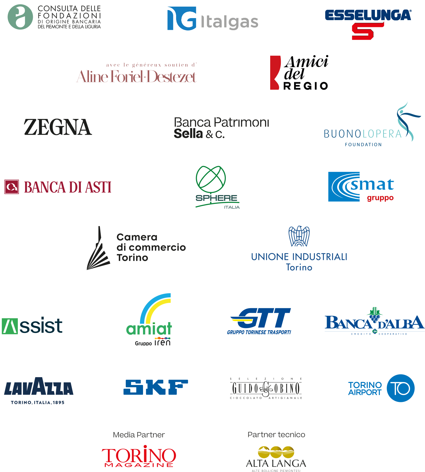 Supporting Members of the Teatro Regio Torino Foundation