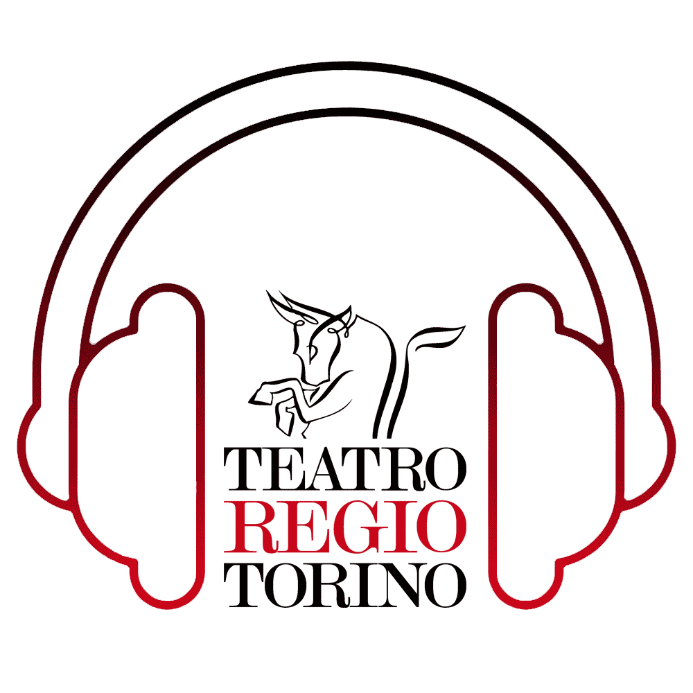Headphones with Teatro Regio Torino's logo