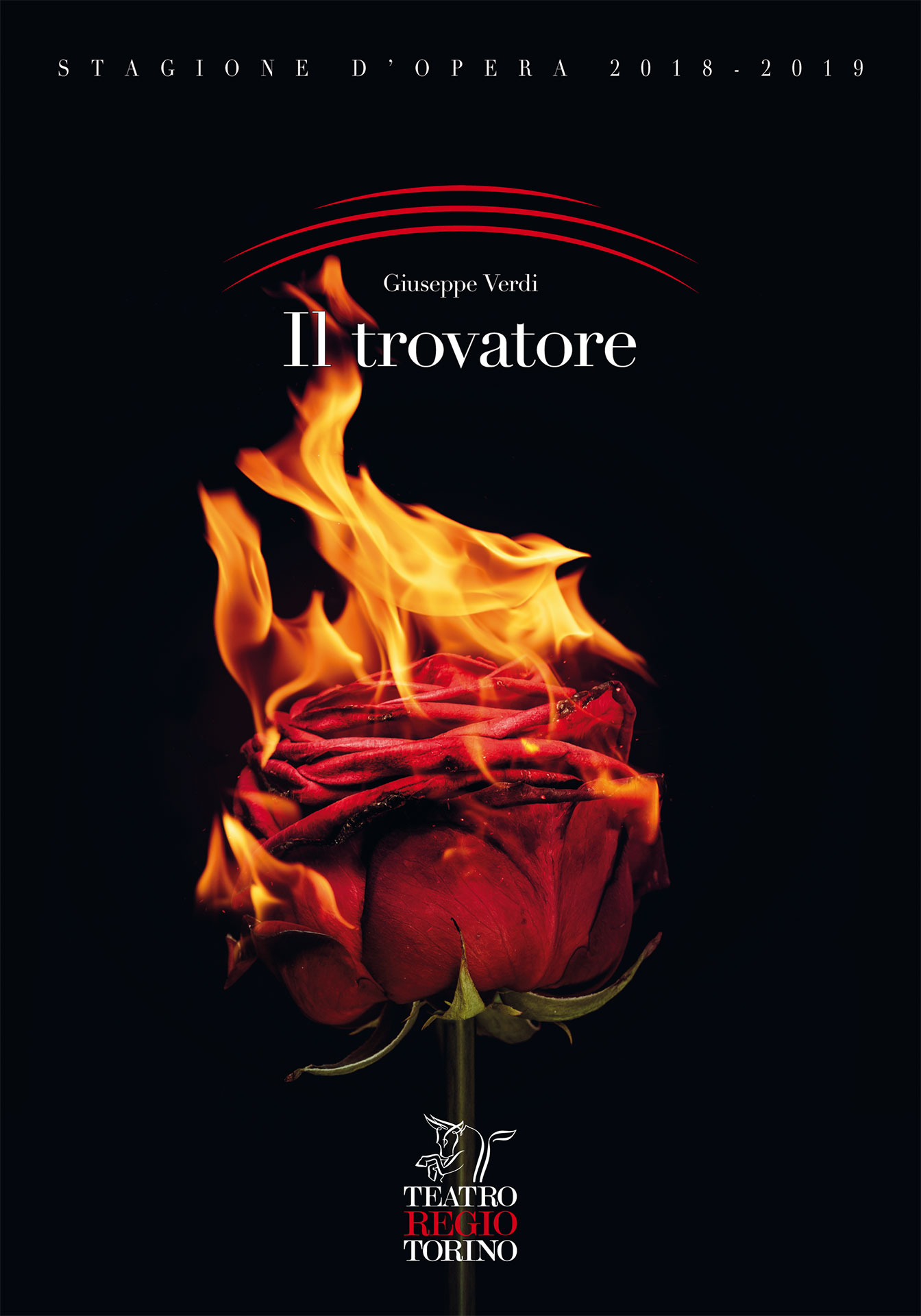 Il trovatore di Giuseppe Verdi - stagione 2018-2019 Copertina volume Il trovatore